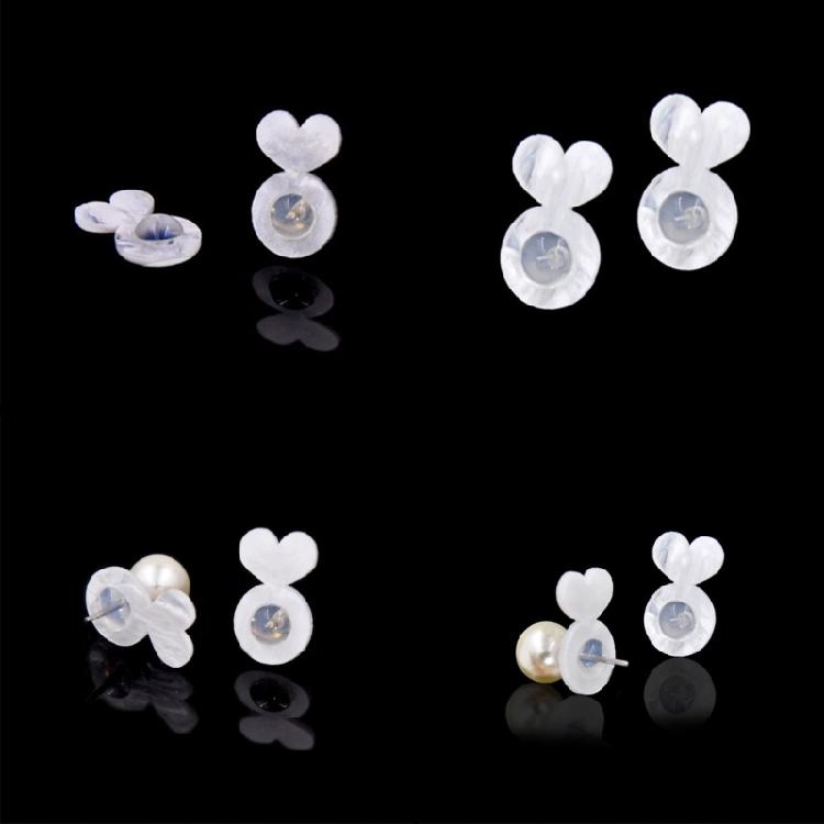 6Pcs Earring Backings for Droopy Ears Convenient Installation and Replacement