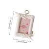 Bowknot Photo Photocard Frame with Keychain Idol Card Display Protector  Card Decor