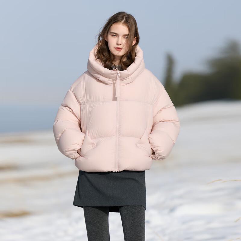 

Sancai Women s 2025 Winter 90% White Goose Down Puffer Jacket S