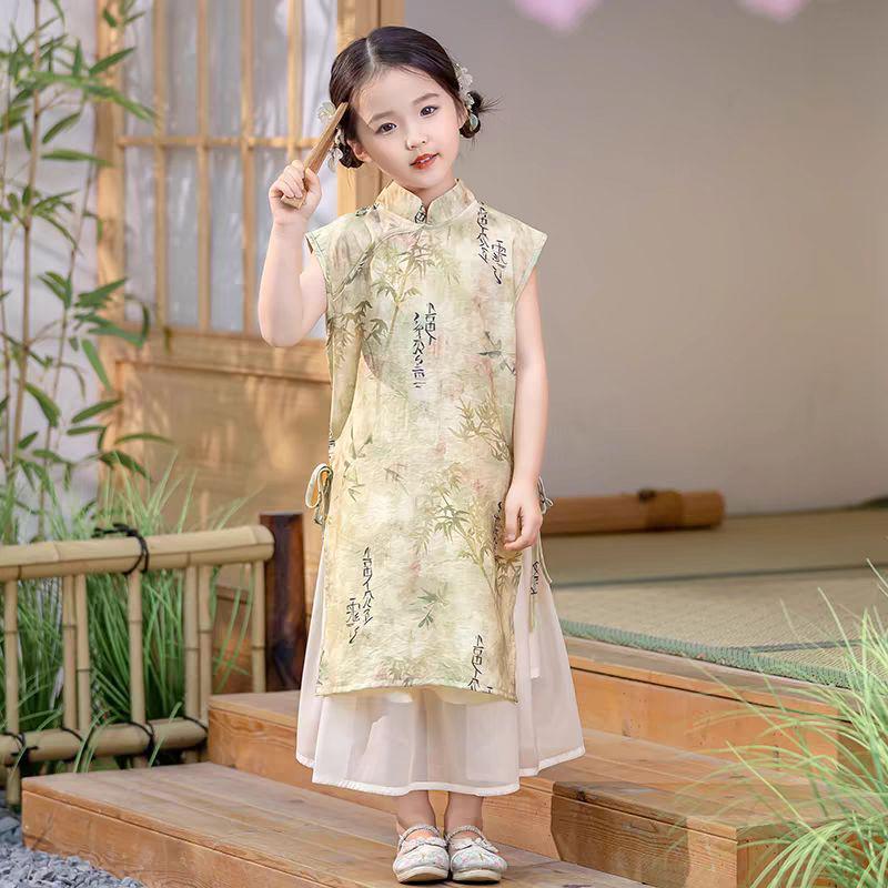 2026 Kids Hanfu: Chinese Style Summer Costume for Boys & Girls, Ideal for June 1st Performances