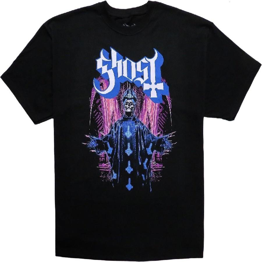 Global Ghost Graphic T-Shirt (US, Alpha, X-Large, Regular, Regular, Electric Black) S