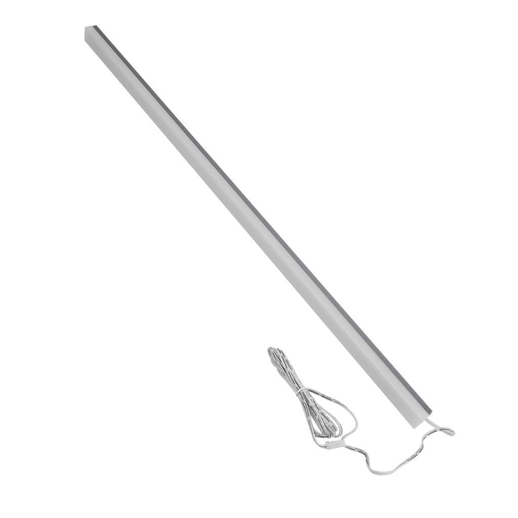 LED Under Cabinet Lamp Long Strip 18mm Wood Laminate Light for Bookcase Closet Warm Light DC12V
