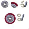 Caster Wheel Bearings Repair Plate Casters Polyurethane Swivel for Workbench