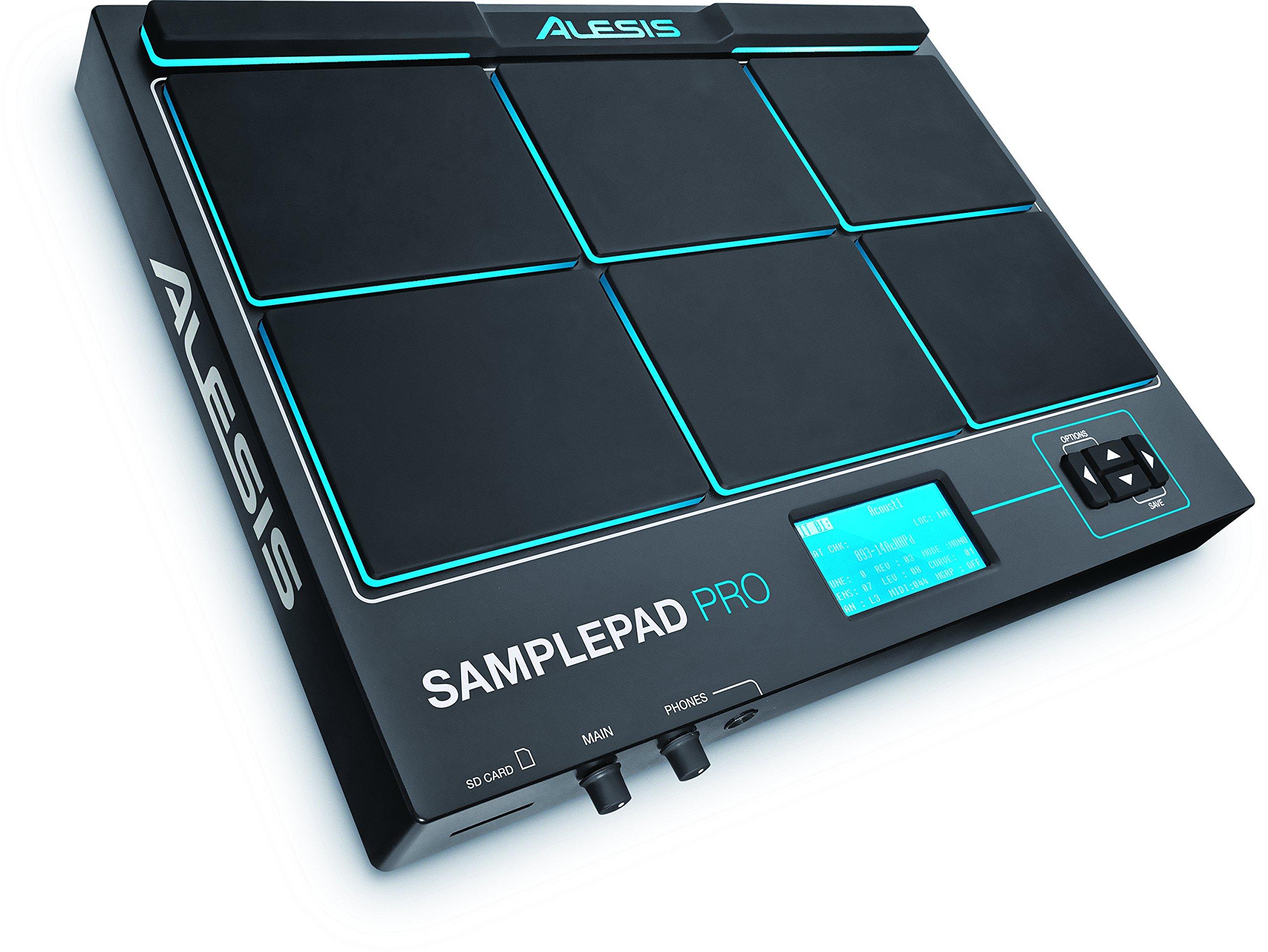 

Alesis Sampling Pad 8 Pad MIDI Terminal SD Card Compatible SamplePad Pro