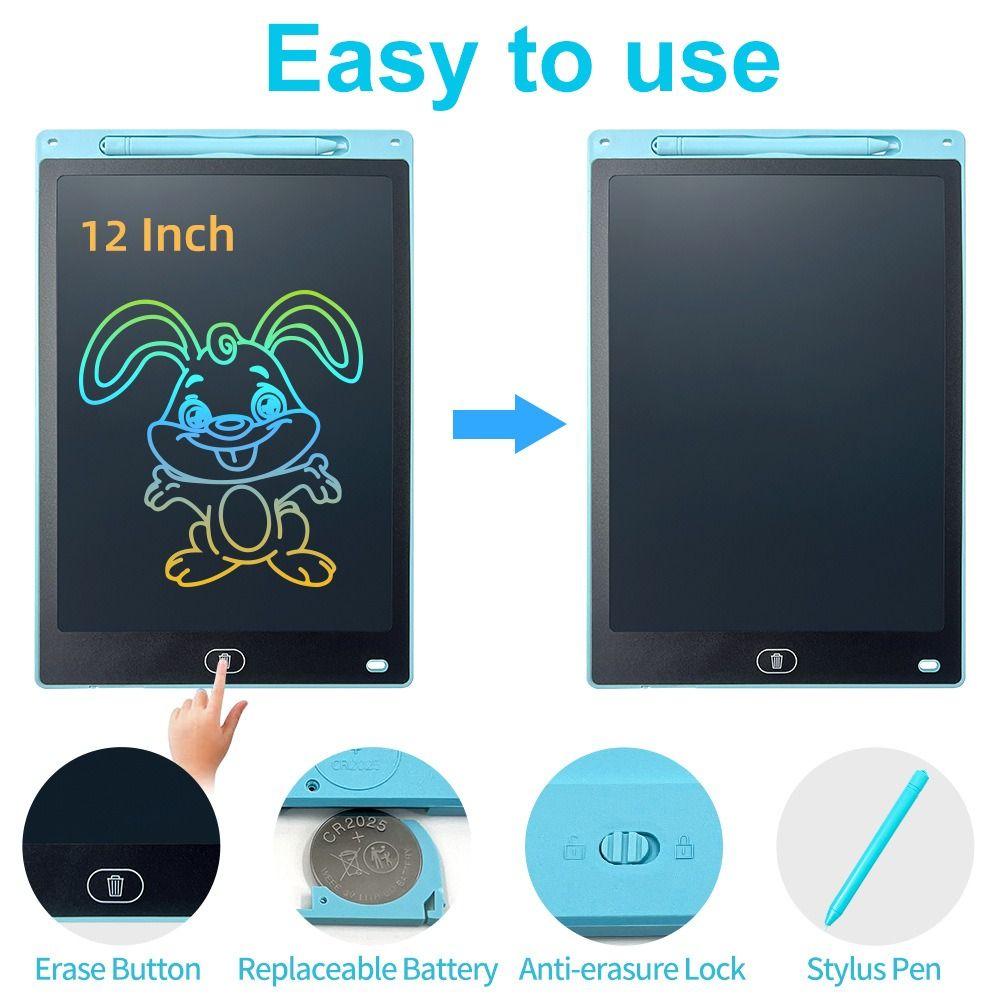 with Pen LCD Writing Tablet Color Screen Writing Board Portable Graffiti Sketchpad  for Kids