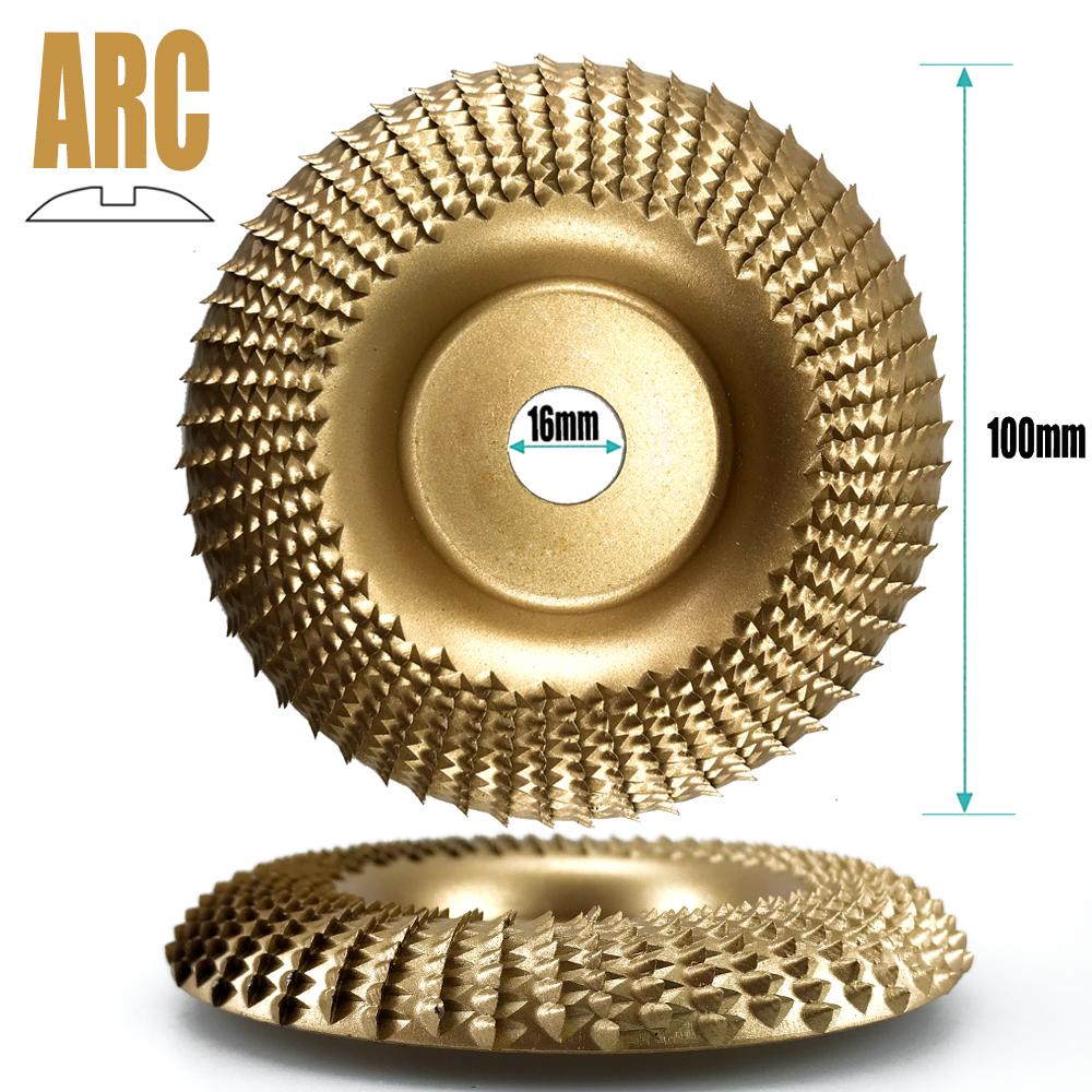 16/22mm Aperture 100mm Arc Angle Grinding Wheel Woods Shaping Grinding Discs Woodworking Sanding Wheel Rotary Abrasives