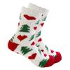Women's Winter Thickened Coral Fleece Socks Warm Half-fleece Socks Towel Socks Home Cartoon Sleep Socks Thickened Christmas Socks