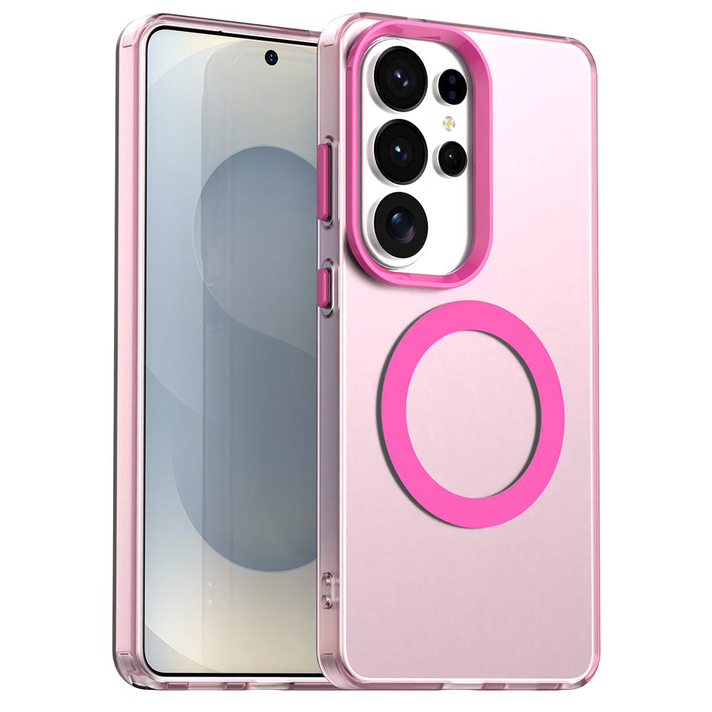 Matte Candy Color Case for Samsung Galaxy S26 Ultra S25 S24 Plus S23 FE A55 A56 A16 A35 A15 A17 Magnetic Soft Shockproof Cover