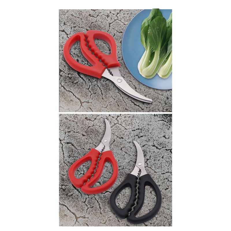 Stainless Steel Kitchen Shrimp Cutters Shrimp Line Stripping Tool Household Seafood Scissors Lobster Fish Prawn Peeler