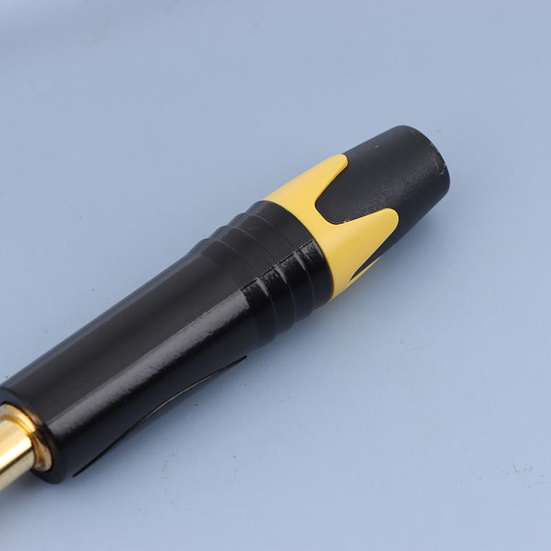 6.35 Mm Gold-Plated Microphone Audio Plug Mute Plug Connector Jack Mono Assembly Microphone Connector Mono Plug