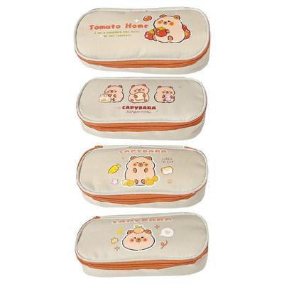 Big Capacity Pencil Case Zippers Pen Holder Pencil Organizers Spacious Pencil Bag Large Stationeries Pen Storage Pouches
