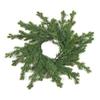 Artificial Pineneedle Wreath Candle Ring Christmas Candle Holder Garland Wedding Party Festival