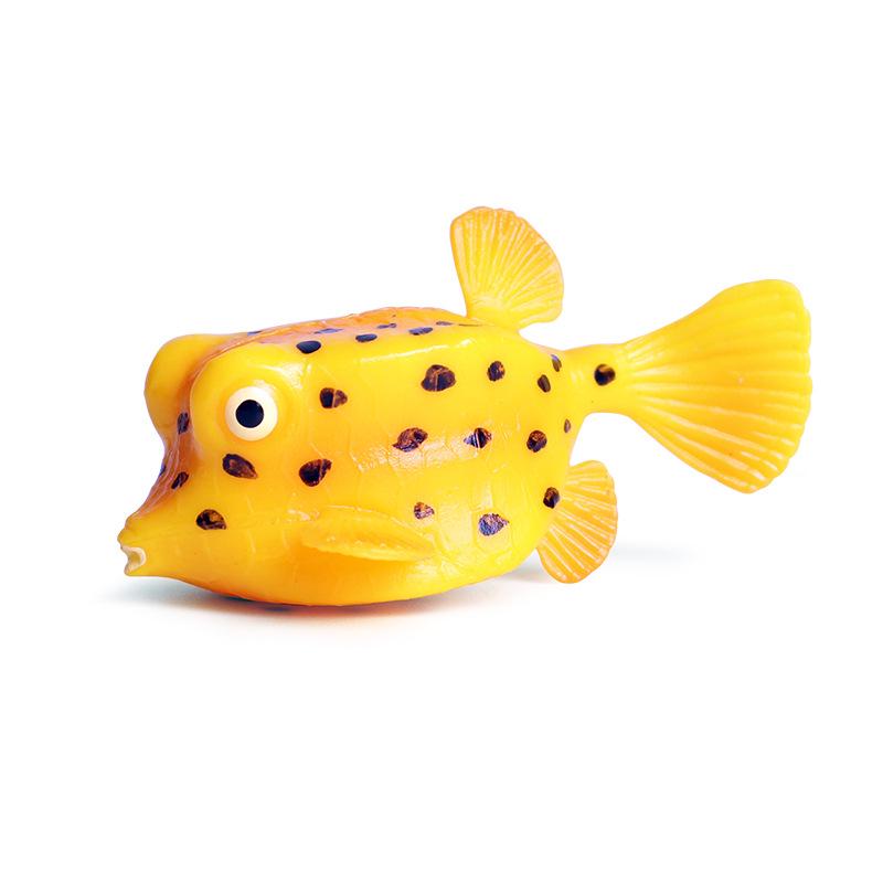 Marine Animal Simulation Models: Blue Whale, Dolphin, Manatee, Manta Ray, Boxfish - Children's Toys & Ornaments