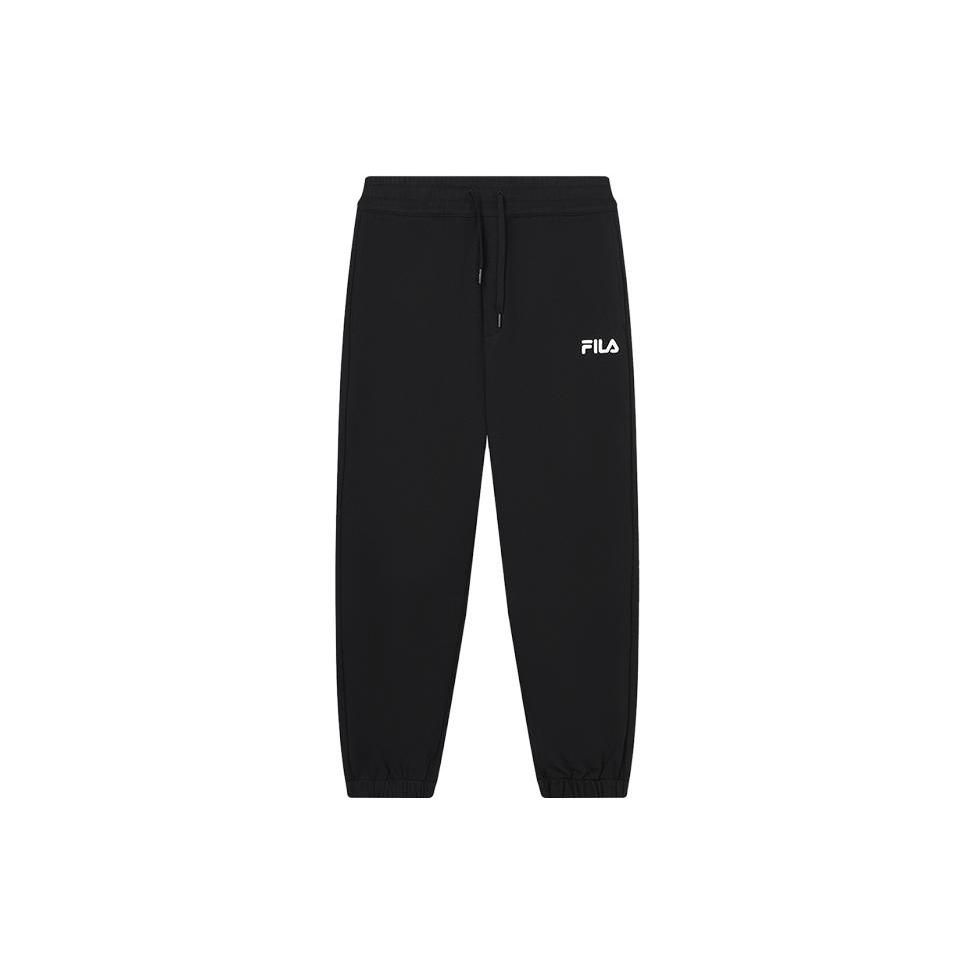 New FILA Casual Pants Men's Jet Black F51M339698FBK