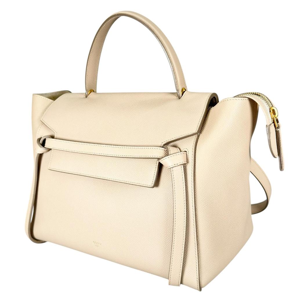 CELINE Small Handbag beige Women Belt bag used