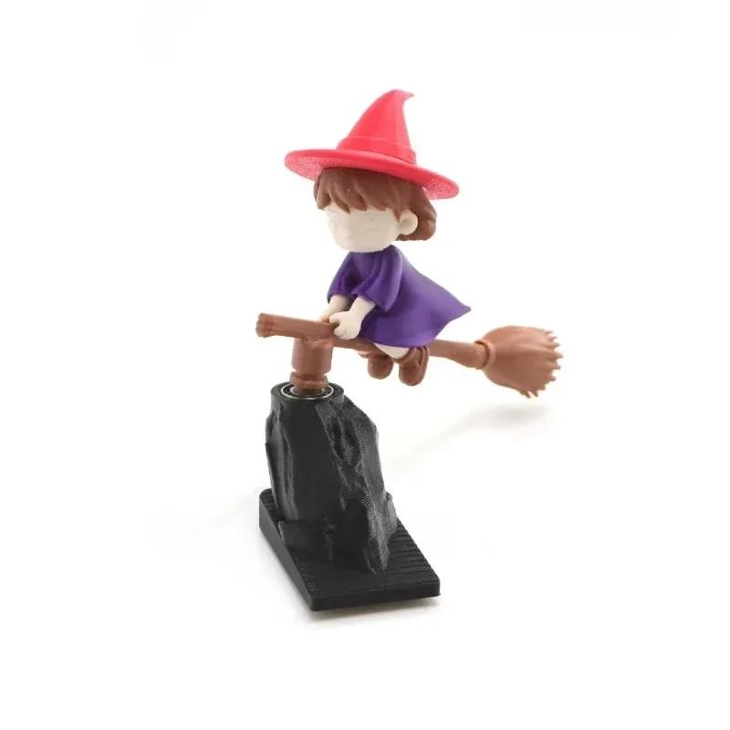 Funny Car Ornament Dashboard Drifting Figurine Desktop Ornament Broomstick Drift Ornament Car Decoration Interior Accessories