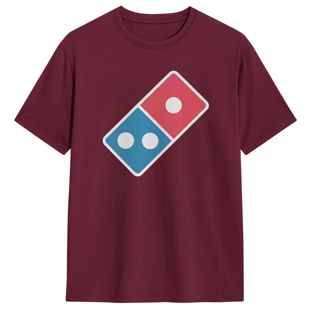 Men Pizza Dominos T Shirt Cotton Clothes Funny Short Sleeve Round Neck Tees Birthday Present Tshirt