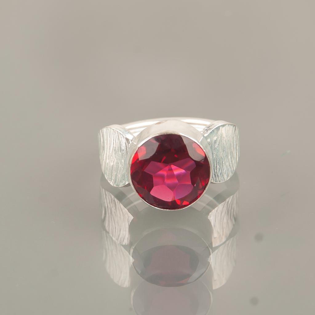 Pink Rubellite Gemstone Handmade 925 Sterling Silver Jewelry Ring Birthday Gift RR-1-10