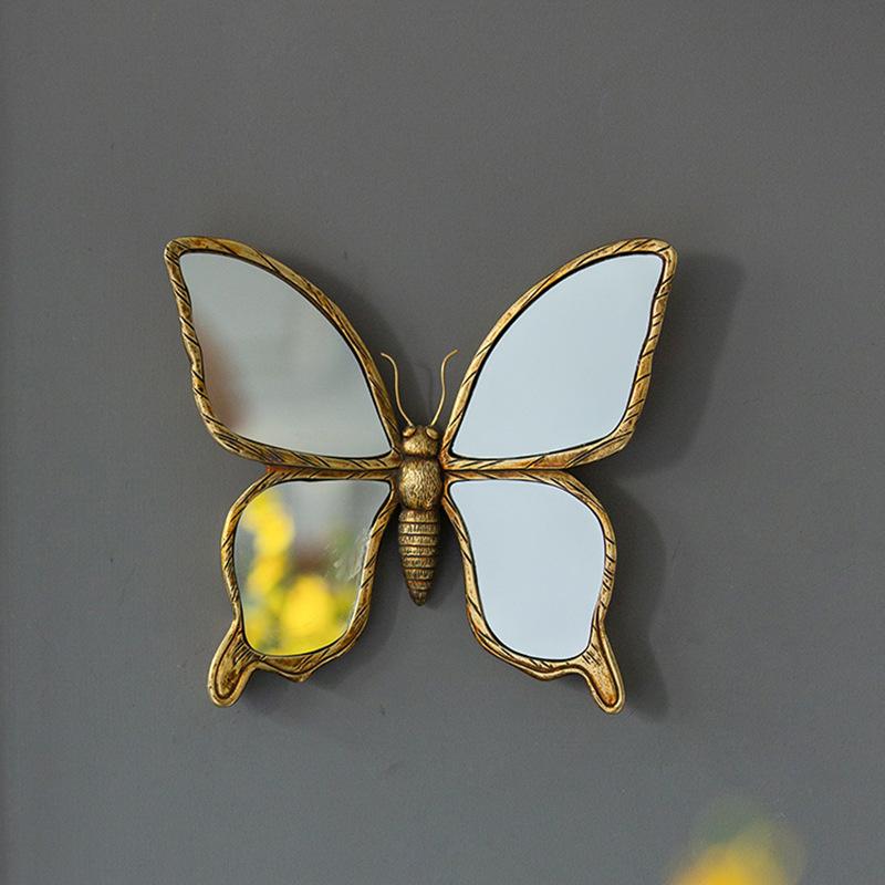 3D Relief Resin Dragonfly Wall Hanging Decor Vintage Butterfly Pendant Art Bedroom Living Room Bohemian Home Background Craft