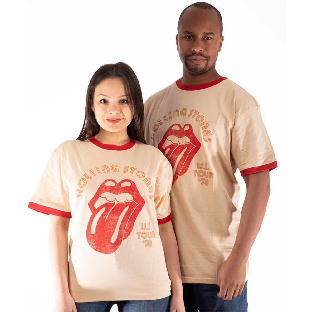 The Rolling Stones Unisex Ringer T-Shirt: US-Tour '78 Unisex-T-Shirt