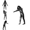 Children's Horror Skeleton One-piece Tights For Halloween And Cosplay Fun