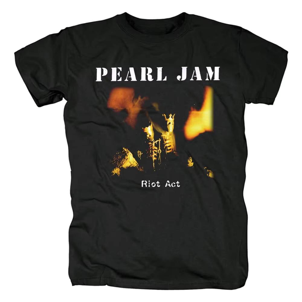 2025 Us Pearl Jam Men's T-Shirt Short Sleeve Cotton Tees Hip Hop Rock Band Us Pearl Jam T-shirt High Quality Y2k Tops Streetwear