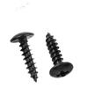 Black Zinc Cross Pan & Round Head M3/M4 Self-Tapping Screws for Electronics