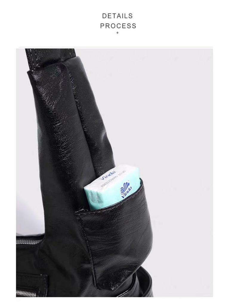2024 Women's High-Quality Y2K Biker Crossbody Bag - Large Capacity Niche Design