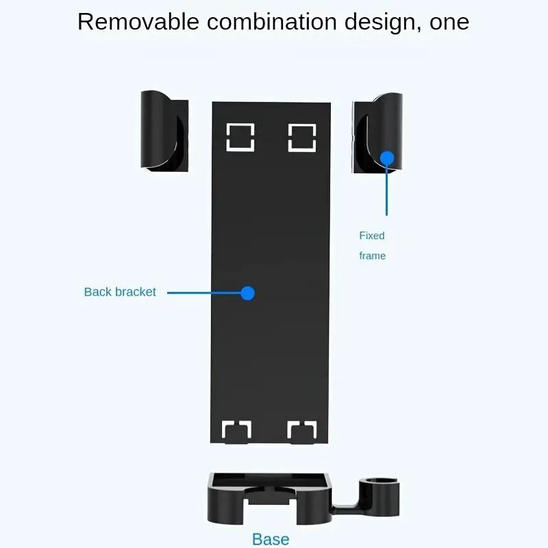 Hair Curler Straighteners Holder Wall-Mounted Hair Dryer Organizer Curling Bracket Detachable Shaver Rack Bathroom Accessories