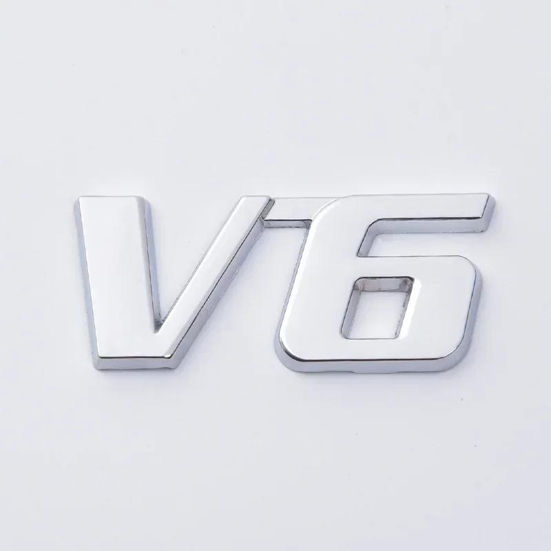 3D Metal 1.5T 1.6T 1.8T 2.0T 2.2T 2.4T 2.5T 2.8T 3.0T Car Sticker Emblem Badge Decal For Mazda KIA Renault TOYOTA BMW Ford Focus