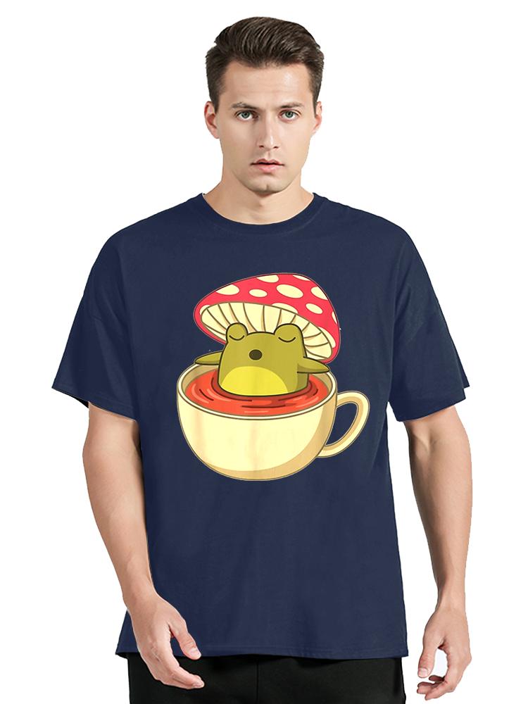 Mushroom T Shirt Women Men Cotton Tshirt Streetwear Anime Tee Graphic Oversized Tshirt Clothing Tops