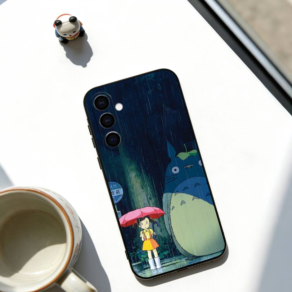 My Neighbor Totoro Phone Case Soft Black For Samsung Galaxy A73,A72,A71,A70,A53,A52,A51