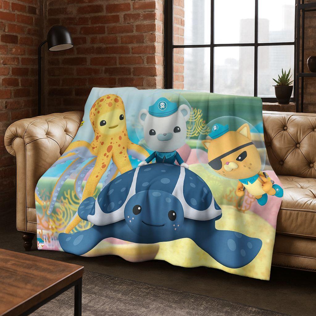 26 Stil Octonauts Barnacles Cartoon Flanell Decke, Warme und Gemütliche Weiche Überwurfdecke für Zuhause Schlafzimmer Bett Sofa Abdeckung Kinder Geschenk