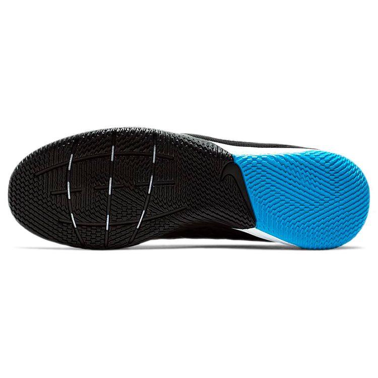 Nike React Tiempo Legend 8 Pro IC Under the Radar Unisex Sneakers Black Blue-Hero AT6134-004
