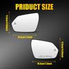 Mirror Glass For Hyundai Elantra -25 Driver Passenger Side Heated Blind Spot