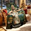 Gepersonaliseerd Dekentje met Naam, Marilyn Monroe Print, Woondecoratie, Slaapkamer, Bank, Kamperen, Sofa, Cadeaus voor Verjaardag Kerst