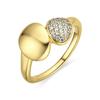 Ring - LUXENTER - Ridoom - 18k Gold Plated - Brilliant Zircon - Size 14