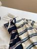 Women's Retro Color Block Stripe Long Sleeve T-shirt, Autumn Loose Fit, Casual Sun Protection Top