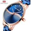 MINI FOCUS MF0263L MF 0263 Günstige Damen-Quarzuhr Edelstahlarmband Wasserdichte Armbanduhr für Damen Montre Femme Reloj
