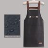 Waterproof Stain-Resistant Kitchen Apron with Simple Print