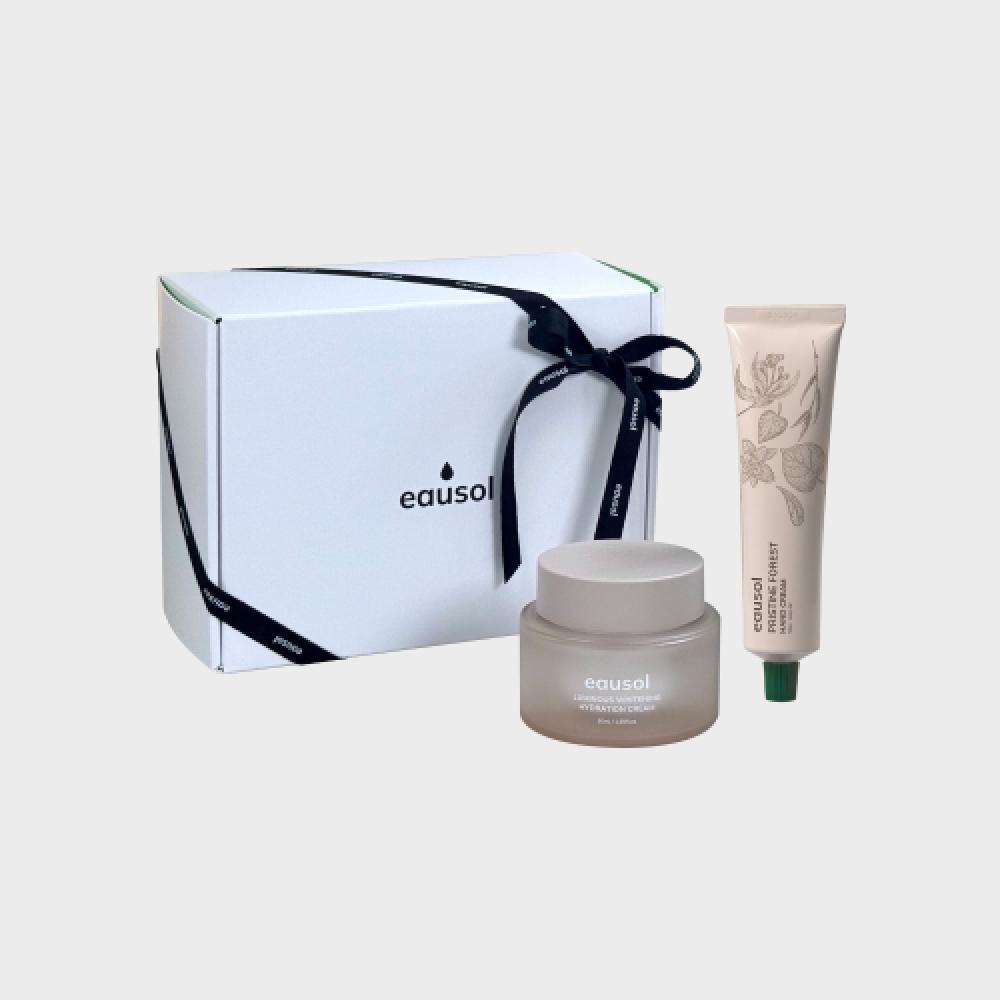 Eausol Luminous Whitening Hydration Cream   Hand Cream 1 Set HYDRATION+SUNRISE HAND CREAM