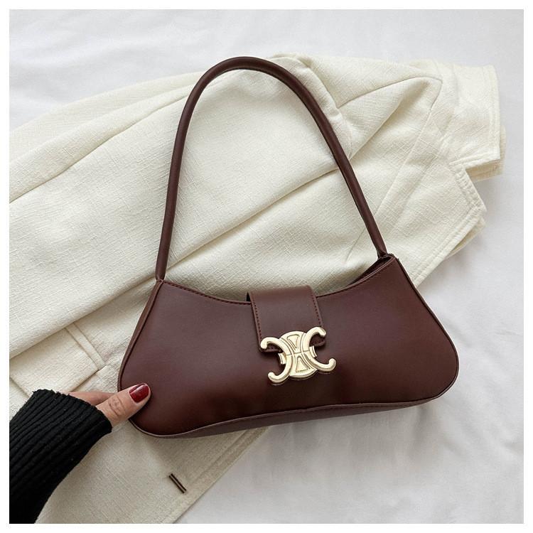 Trendy Street Style Pu Shoulder Bag Candy Color Crossbody Bag For Women 2023 Winter