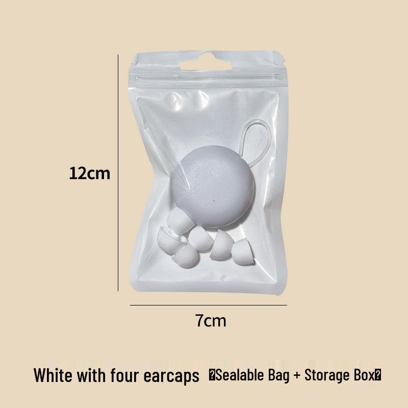 Silicone Noise-Reducing Earplugs for Sleeping, Studying, and Travel
