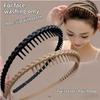 1/2pcs Fashion Women Headband/Hair Band Wide Edge Headband Face Washing Headband,Non-Slip Toothed Hair Clip, Random Color