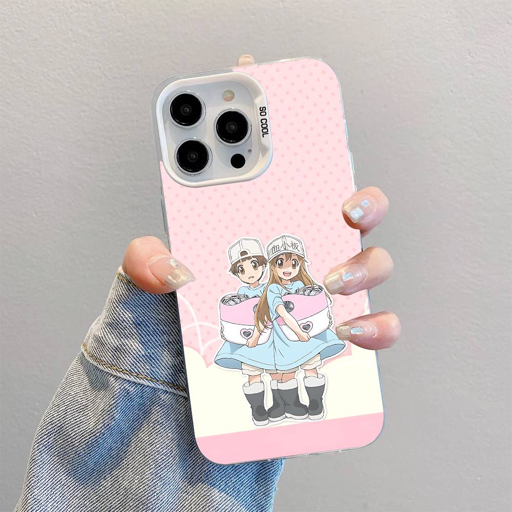 Cells At Work Phone Case For IPhone 17 16 15 14 13 12 11 Pro Max Plus X XR XS Max Shockproof Bumper Cover
