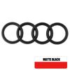4 Ring Car Hood Front Bonnet Grill Rear Emblem Sticker For hot Sline A3 8P 8L 8V A4 B6 B7 B9 A6 C6 C7 S5 A7 A5 Q5 Q3 TT Q7 Q6