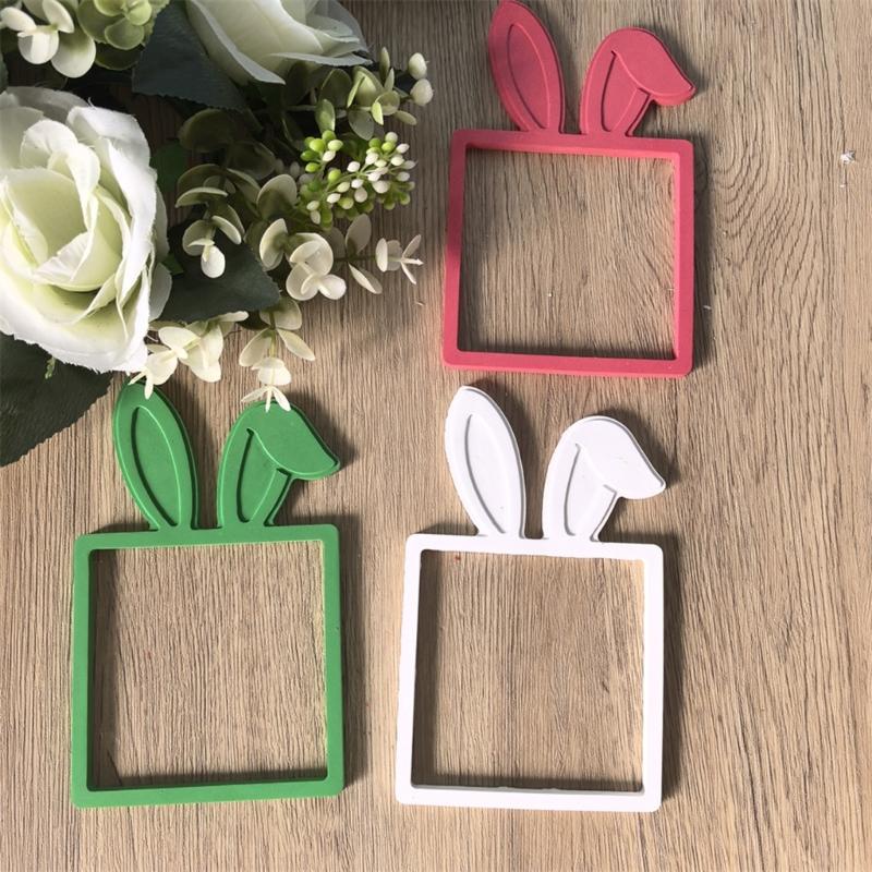 Silicone Easters Rabbits Mould Detachable Designs Multipurpose Candle Soap Chocolate Craft Tool Home Decoration