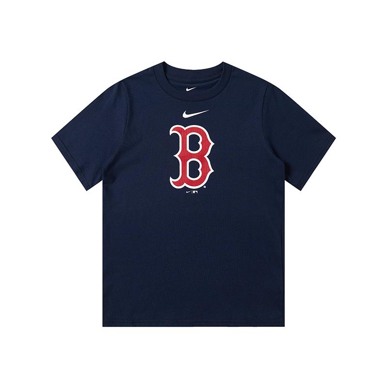 Nike T-Shirt Versatile Elegante Comoda alla Moda Manica Corta Top per Bambini Blu Scuro 3Z3B7NM00-BOS