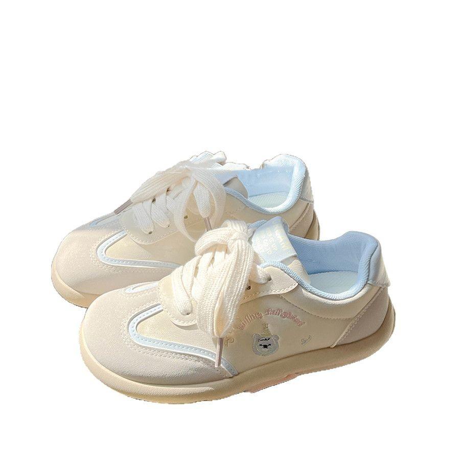 Dopamine board shoes women's spring new versatile shoes girls platform white shoes