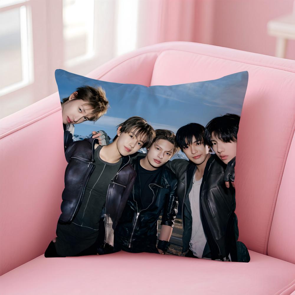 Korean Handsome Boy Group CCortis Cushion Cover Pillow Case Soft Skin Friendly Fabric  Concealed Zipper